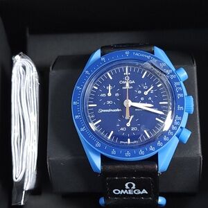 🍬Swatch X Omega Moonswatch Mission To Neptune